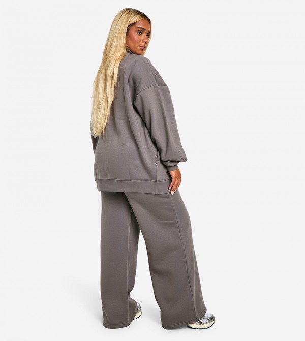 boohoo Co-Ord Sets - CHARCOAL Co-Ord Sets