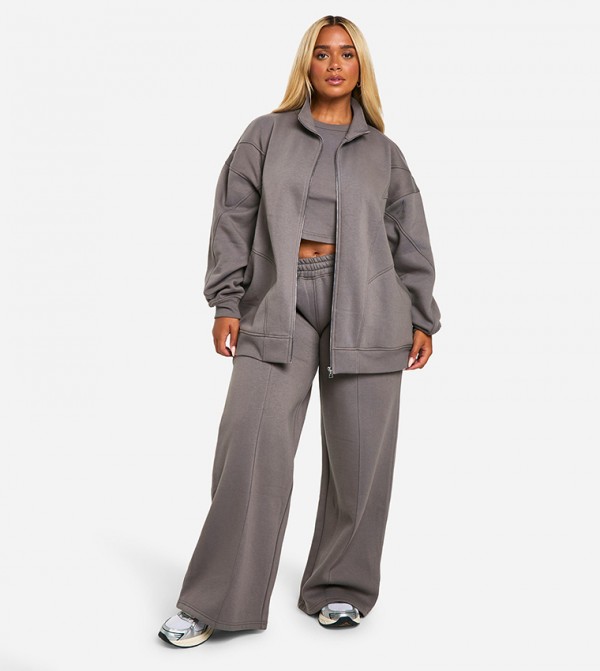 boohoo Co-Ord Sets - CHARCOAL Co-Ord Sets
