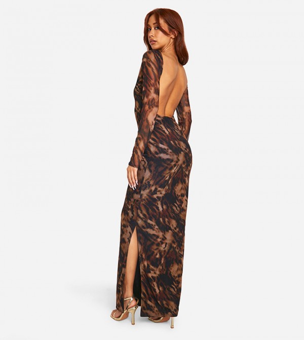 boohoo  Dresses - Leopard Maxi Dresses