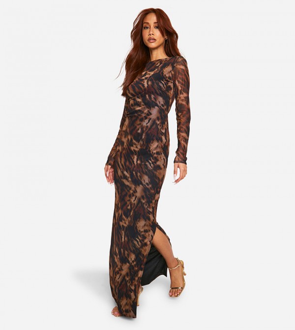 boohoo  Dresses - Leopard Maxi Dresses