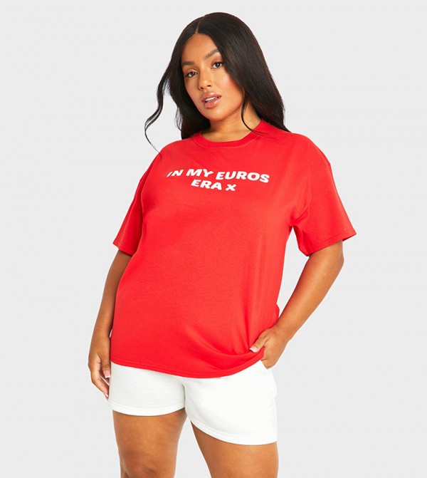 boohoo  - Red T-Shirts & Shirts