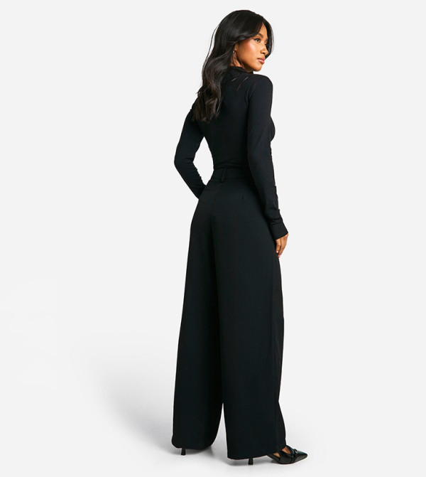 boohoo Clothing - Black Casual Pants