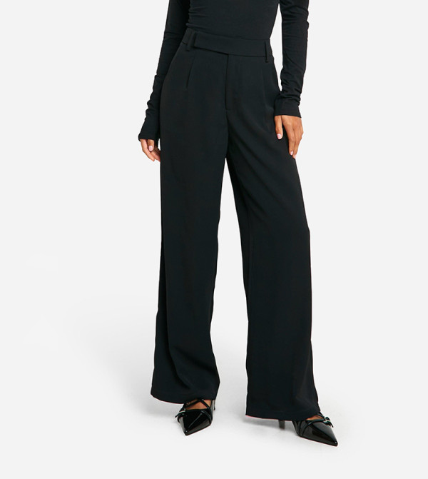 boohoo Clothing - Black Casual Pants