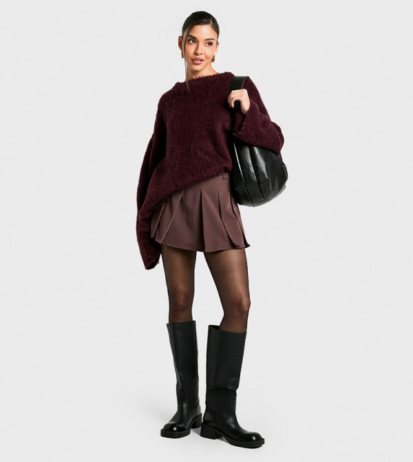 boohoo  Skirts - Brown Mini Skirts