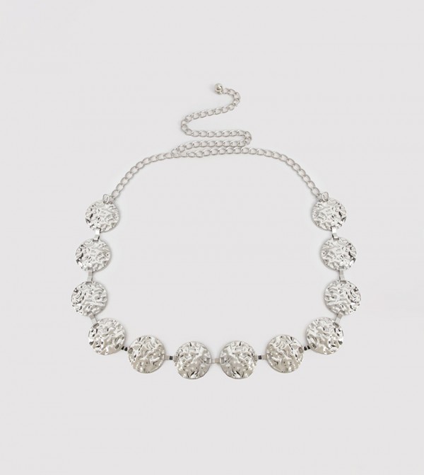 boohoo  Belts - Silver Non Leather Belts