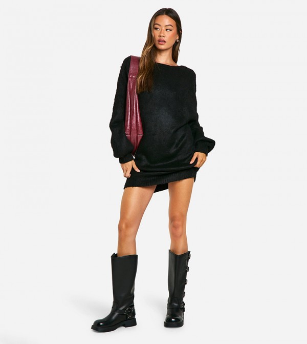boohoo  - Black Casual Dresses