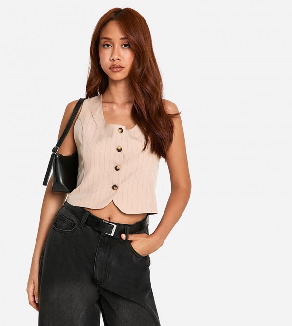 boohoo boohoo - Beige Waistcoats