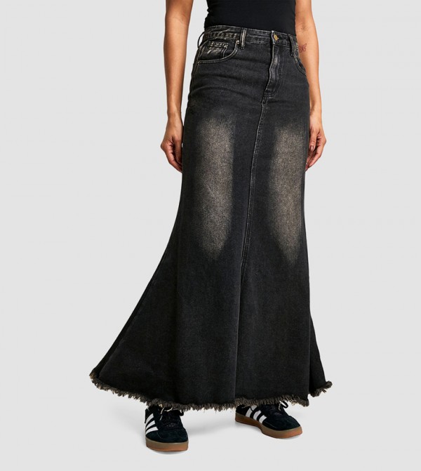 boohoo boohoo - Grey Maxi Skirts