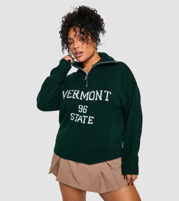 boohoo  Sweaters & Cardigans - Green Sweaters & Cardigans