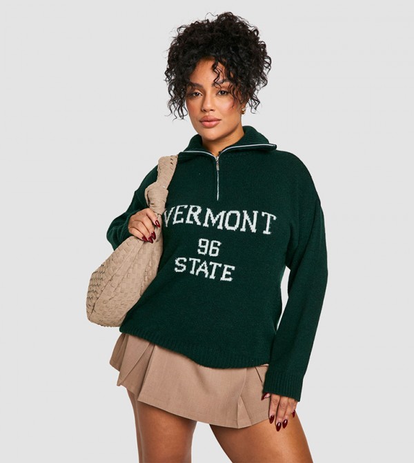 boohoo  Sweaters & Cardigans - Green Sweaters & Cardigans