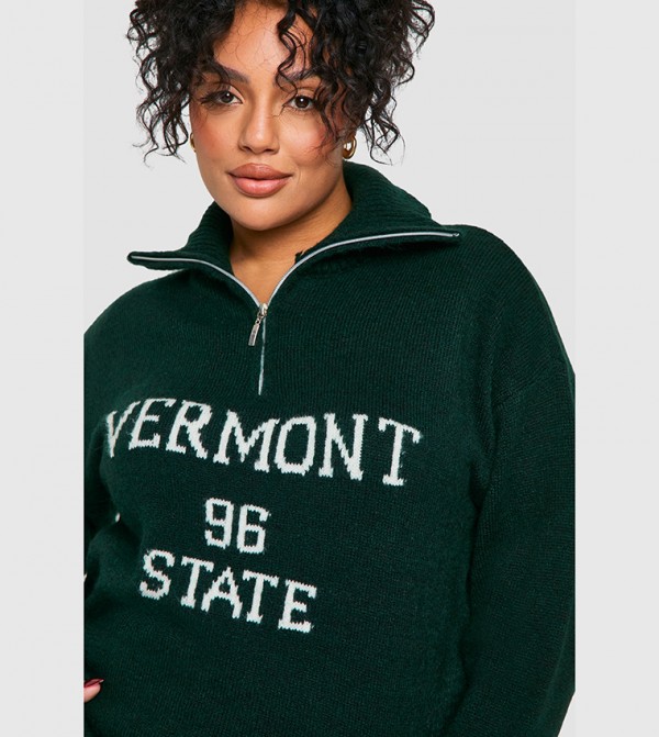 boohoo  Sweaters & Cardigans - Green Sweaters & Cardigans