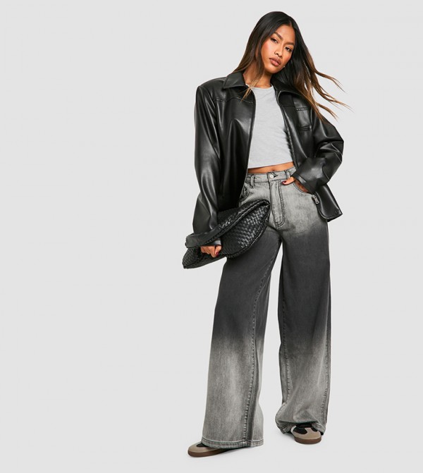 boohoo boohoo - Black Wide Leg Jeans