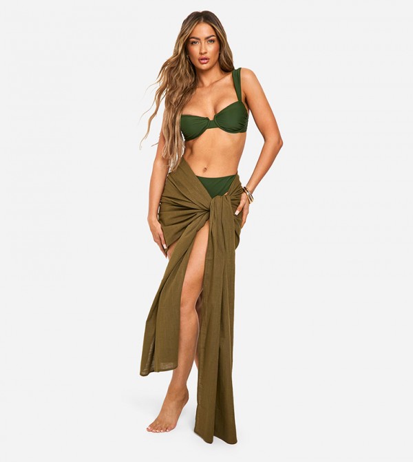 boohoo  Swimwear - Olive Beachwear & Accessories
