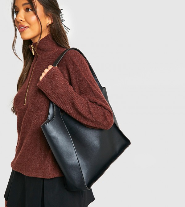 boohoo boohoo - Black Tote Bags