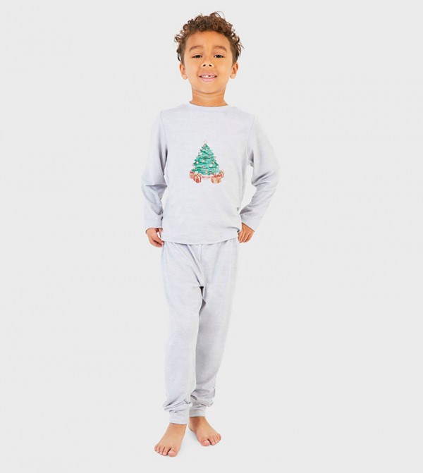 boohoo  - Grey Top & Pyjama Sets