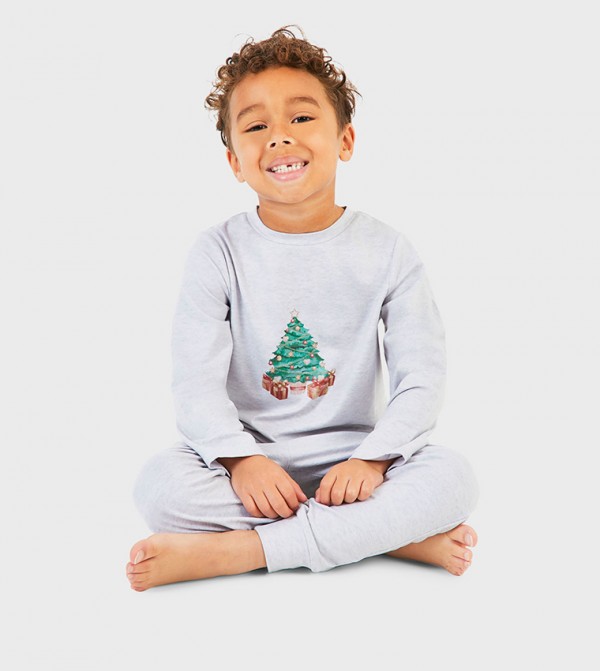 boohoo  - Grey Top & Pyjama Sets
