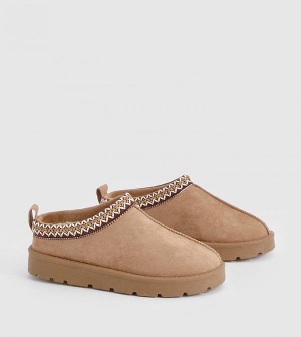 boohoo - Outlet  - Beige Casual Slip-ons