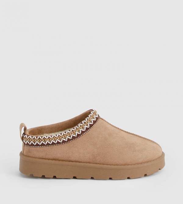 boohoo - Outlet  - Beige Casual Slip-ons