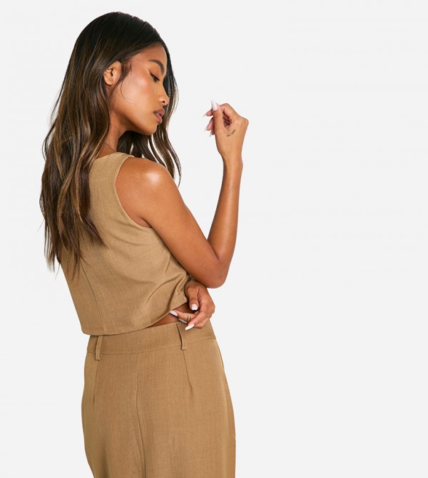 boohoo  uni-b - Beige Waistcoats