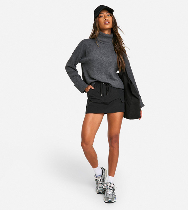 boohoo  Casual Tops - Charcoal Casual Tops