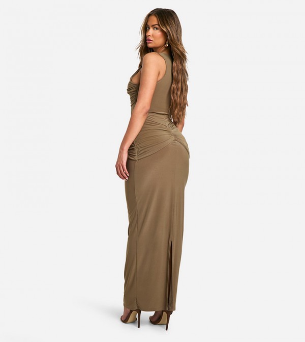 boohoo  Dresses - Khaki Casual Dresses