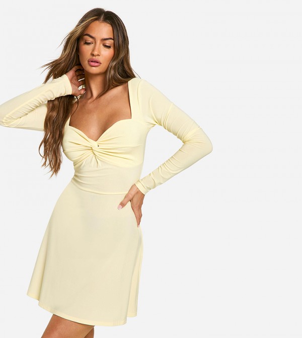 boohoo  - Yellow Casual Dresses