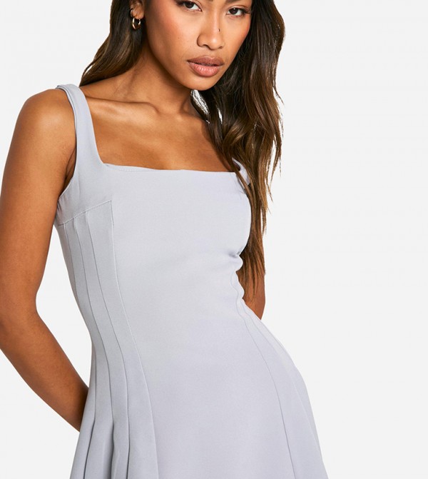 boohoo  Clothing - Grey Casual Dresses