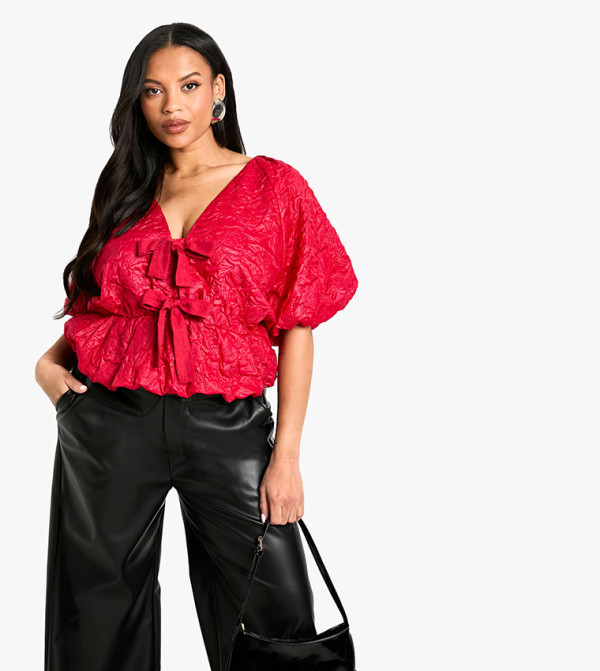 boohoo  - Red Casual Tops