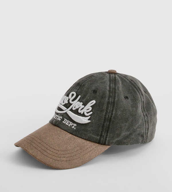 boohoo  Caps & Hats - Grey Baseball Caps