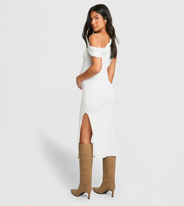 boohoo  Maternity Clothing - White Dresses