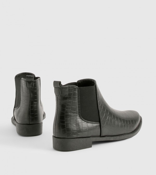 boohoo  Ankle Boots - Black Ankle length Boots