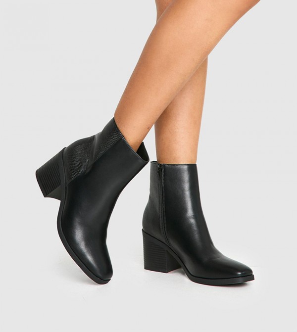 boohoo  Boots - Black Ankle length Boots