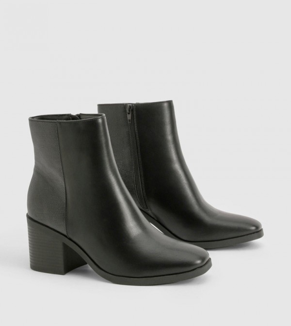 boohoo  Boots - Black Ankle length Boots