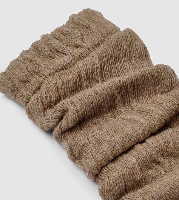 بوهو  جوارب   - بني  Calf Length Socks