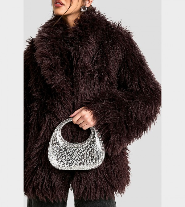 بوهو بوهو - فضي Handheld Bags