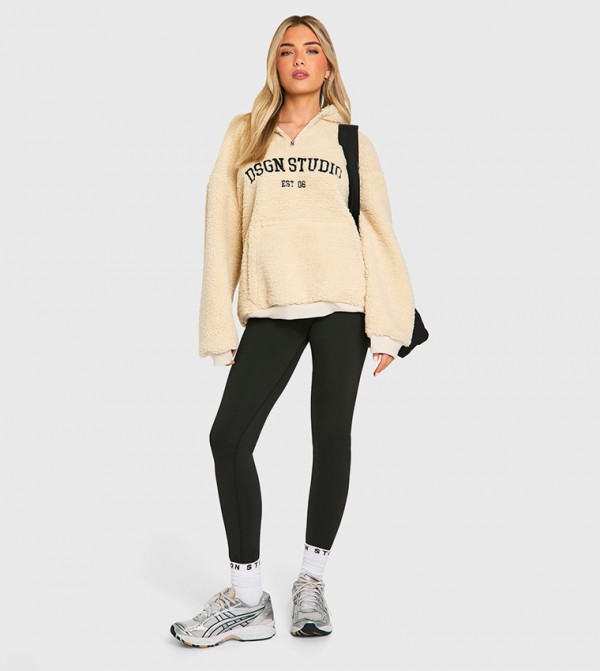 boohoo  Hoodies & Sweatshirts - Beige Hoodies