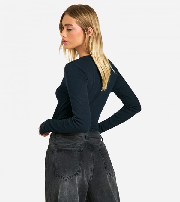 boohoo  - Navy Casual Tops