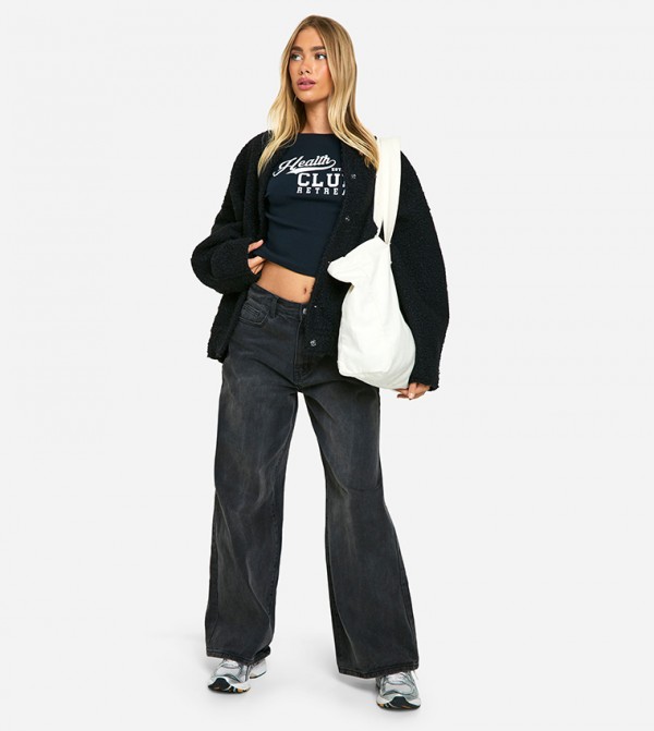 boohoo  - Navy Casual Tops