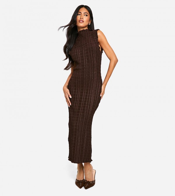 boohoo boohoo - Brown Casual Dresses