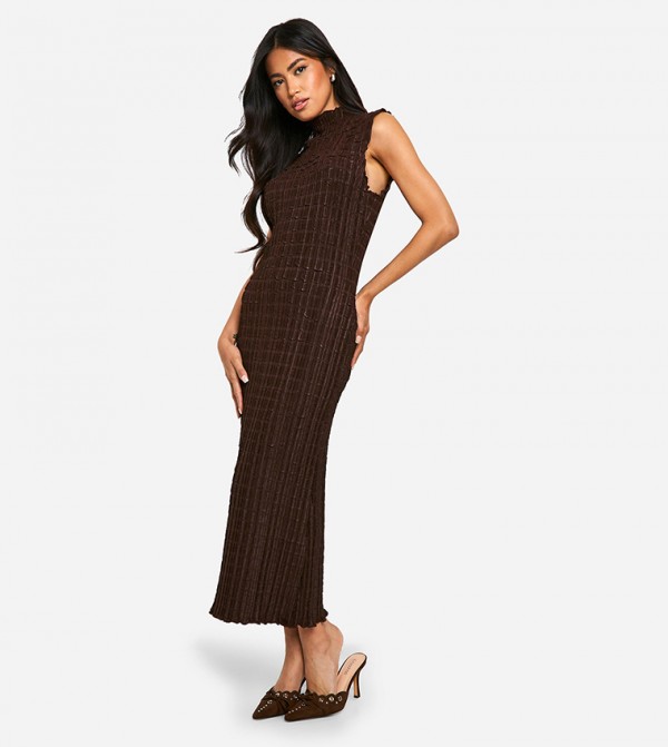 boohoo boohoo - Brown Casual Dresses