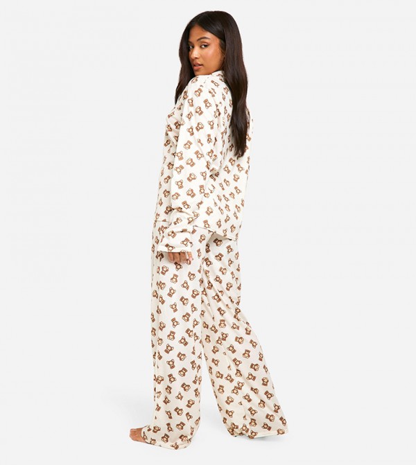 بوهو بوهو - كريمي  Pyjama Set