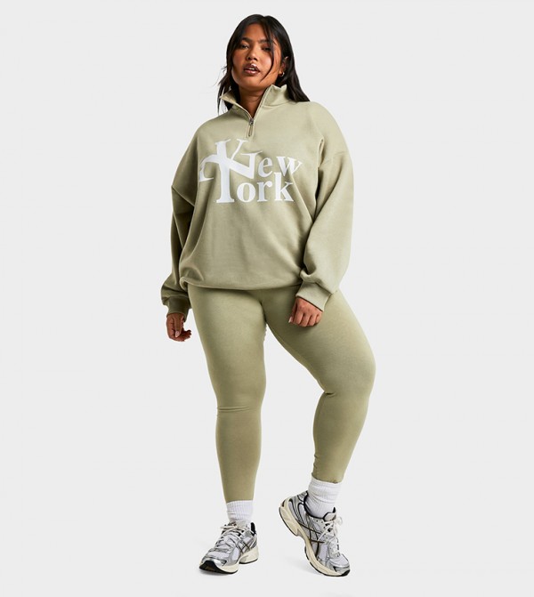 boohoo  Co-Ord Sets - Khaki Co-Ord Sets
