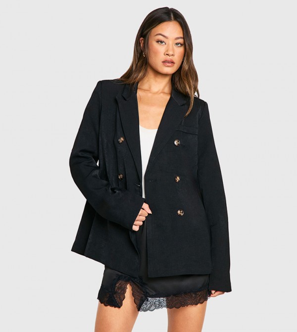 boohoo  Blazers - Black Blazers