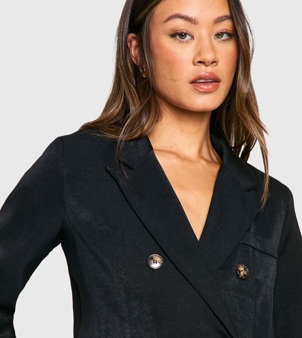 boohoo  Blazers - Black Blazers