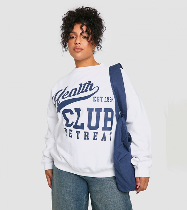 boohoo  - White Hoodies & Sweatshirts