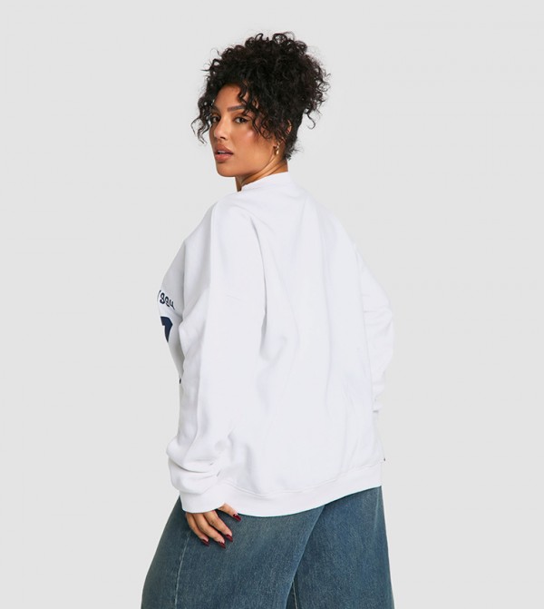 boohoo  - White Hoodies & Sweatshirts