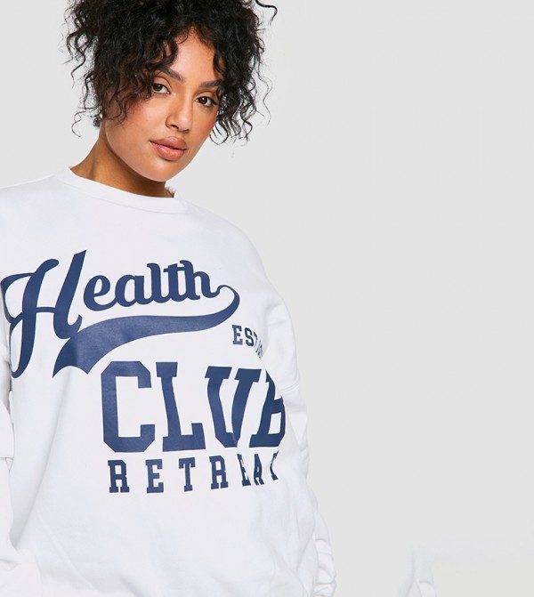 boohoo  - White Hoodies & Sweatshirts