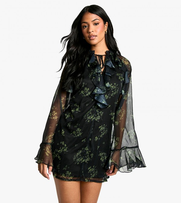 boohoo  Mini Dresses - Black Mini Dresses