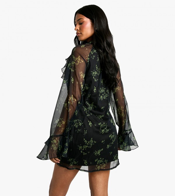 boohoo  Mini Dresses - Black Mini Dresses
