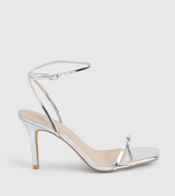 boohoo  Shoes - Silver Stilettos